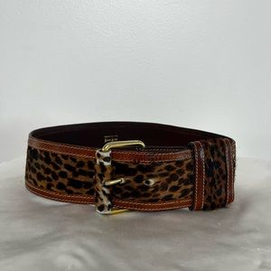 Vintage belt with gold hardware